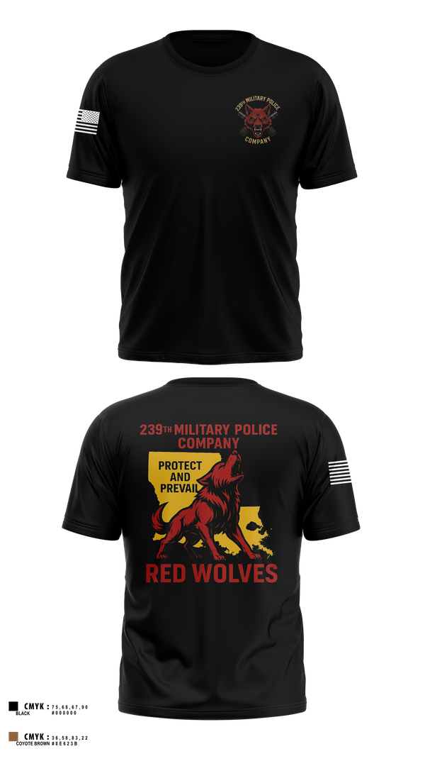Old School Cotton Feel Shirt, 239th Military Police Company, , Teamtime, Team time, sublimation, custom sports apparel, team uniforms, spirit wear, spiritwear, sports uniforms, custom shirts, team store, custom team store, fundraiser sports, apparel fundraiser