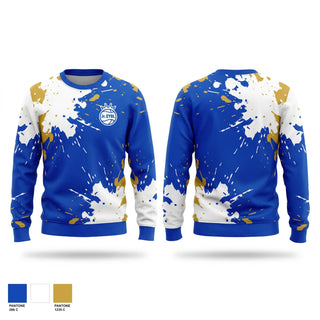 Crew Neck Sweatshirt, Ga Stars Gold, Men's Basketball, Teamtime, Team time, sublimation, custom sports apparel, team uniforms, spirit wear, spiritwear, sports uniforms, custom shirts, team store, custom team store, fundraiser sports, apparel fundraiser