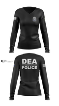 DEA DC 45 13947453 Women's Long Sleeve V-neck Shirt - 1
