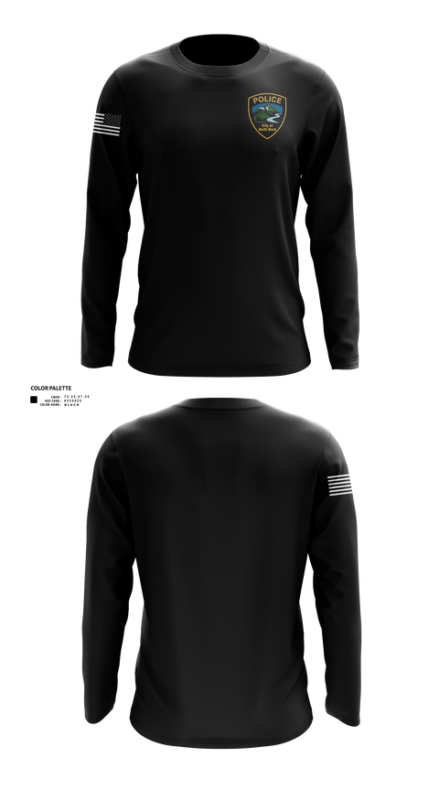 Long Sleeve Performance Shirt, North Bend PD, Police, Teamtime, Team time, sublimation, custom sports apparel, team uniforms, spirit wear, spiritwear, sports uniforms, custom shirts, team store, custom team store, fundraiser sports, apparel fundraiser