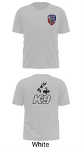 Anniston Police Department K9 Unit 48223087 Old School Cotton Feel Shirt - 7