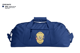 Duffle Bag, Otoe-Missouria Police Department, Police, Teamtime, Team time, sublimation, custom sports apparel, team uniforms, spirit wear, spiritwear, sports uniforms, custom shirts, team store, custom team store, fundraiser sports, apparel fundraiser