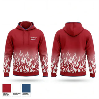Hoodie, Liberty Bells, Women's Soccer, Teamtime, Team time, sublimation, custom sports apparel, team uniforms, spirit wear, spiritwear, sports uniforms, custom shirts, team store, custom team store, fundraiser sports, apparel fundraiser