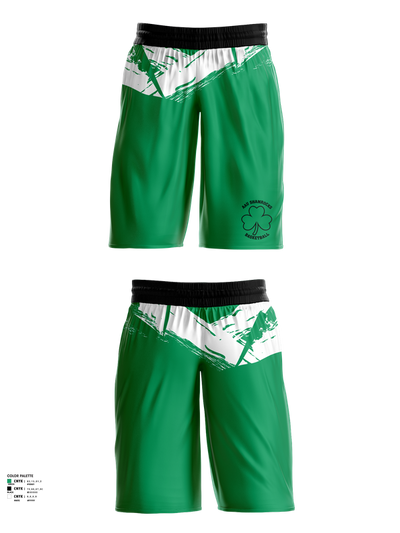 Shamrocks 77851794 Womens Basketball Shorts - 1