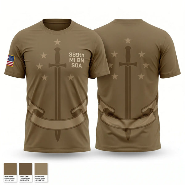 Short Sleeve Performance Shirt, 389th MI BN (SO)(A), Army, Teamtime, Team time, sublimation, custom sports apparel, team uniforms, spirit wear, spiritwear, sports uniforms, custom shirts, team store, custom team store, fundraiser sports, apparel fundraiser