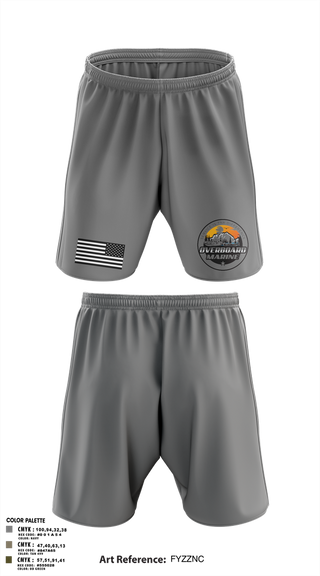 Athletic Shorts With Pockets, Overboard Marine and RV, , Teamtime, Team time, sublimation, custom sports apparel, team uniforms, spirit wear, spiritwear, sports uniforms, custom shirts, team store, custom team store, fundraiser sports, apparel fundraiser