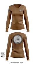 USS Jefferson City FCPOA Women's Long Sleeve V-neck Shirt - 4