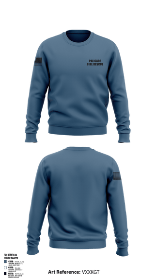 Crew Neck Sweatshirt, Palisade Fire Rescue, EMS/EMT, Teamtime, Team time, sublimation, custom sports apparel, team uniforms, spirit wear, spiritwear, sports uniforms, custom shirts, team store, custom team store, fundraiser sports, apparel fundraiser