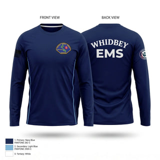 Long Sleeve Performance Shirt, Whidbey Island EMS, EMS/EMT, Teamtime, Team time, sublimation, custom sports apparel, team uniforms, spirit wear, spiritwear, sports uniforms, custom shirts, team store, custom team store, fundraiser sports, apparel fundraiser