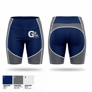 Womens Compression Shorts, Grangeville, Wrestling, Teamtime, Team time, sublimation, custom sports apparel, team uniforms, spirit wear, spiritwear, sports uniforms, custom shirts, team store, custom team store, fundraiser sports, apparel fundraiser
