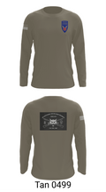 11th airborne, 1-5 IN Bobcats 86117947 Long Sleeve Performance Shirt - 4