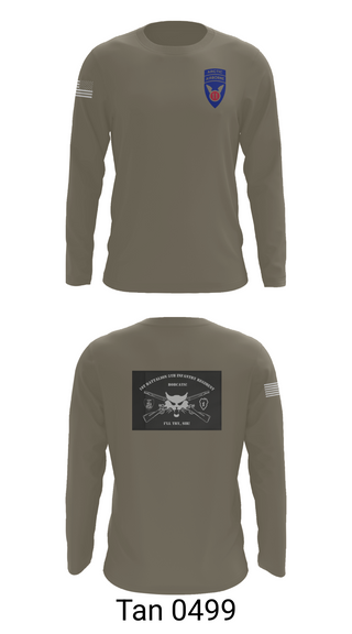 Long Sleeve Performance Shirt, 11th airborne, 1-5 IN Bobcats, Army, Teamtime, Team time, sublimation, custom sports apparel, team uniforms, spirit wear, spiritwear, sports uniforms, custom shirts, team store, custom team store, fundraiser sports, apparel fundraiser