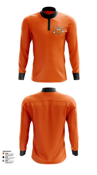 Quarter Zip Jacket, Fisher Bunnies, Cross Country, Teamtime, Team time, sublimation, custom sports apparel, team uniforms, spirit wear, spiritwear, sports uniforms, custom shirts, team store, custom team store, fundraiser sports, apparel fundraiser
