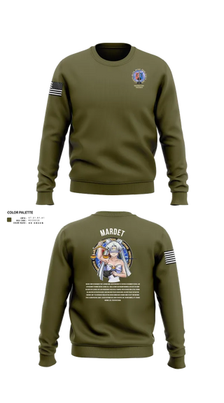 Crew Neck Sweatshirt, Karl & Hedwig Ackermann Memorial Institute for Joint Military Intelligence and Law Enforcement Education & Training at MARDET Fort Leonard Wood, , Teamtime, Team time, sublimation, custom sports apparel, team uniforms, spirit wear, spiritwear, sports uniforms, custom shirts, team store, custom team store, fundraiser sports, apparel fundraiser
