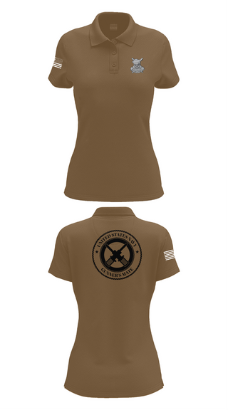 Womens Short Sleeve Performance Polo, GUNNERSMATE, , Teamtime, Team time, sublimation, custom sports apparel, team uniforms, spirit wear, spiritwear, sports uniforms, custom shirts, team store, custom team store, fundraiser sports, apparel fundraiser