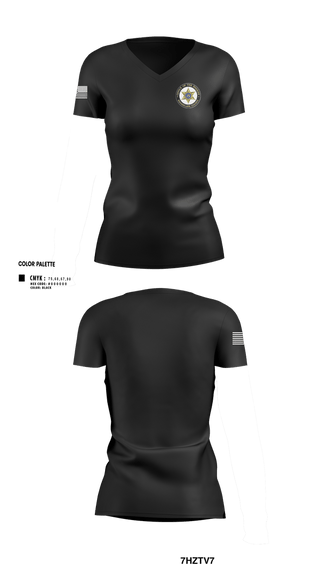 Womens Short Sleeve Vneck Shirt, RENSSELAER COUNTY SHERIFF'S OFFICE, Police, Teamtime, Team time, sublimation, custom sports apparel, team uniforms, spirit wear, spiritwear, sports uniforms, custom shirts, team store, custom team store, fundraiser sports, apparel fundraiser