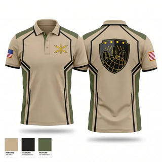 Short Sleeve Performance Polo, 11th Cyber BN, Army, Teamtime, Team time, sublimation, custom sports apparel, team uniforms, spirit wear, spiritwear, sports uniforms, custom shirts, team store, custom team store, fundraiser sports, apparel fundraiser