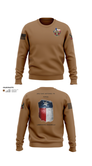 Crew Neck Sweatshirt, NRC San Antonio, TX, Navy, Teamtime, Team time, sublimation, custom sports apparel, team uniforms, spirit wear, spiritwear, sports uniforms, custom shirts, team store, custom team store, fundraiser sports, apparel fundraiser