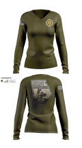 Thomas county sheriff's office Women's Long Sleeve V-neck Shirt - 30