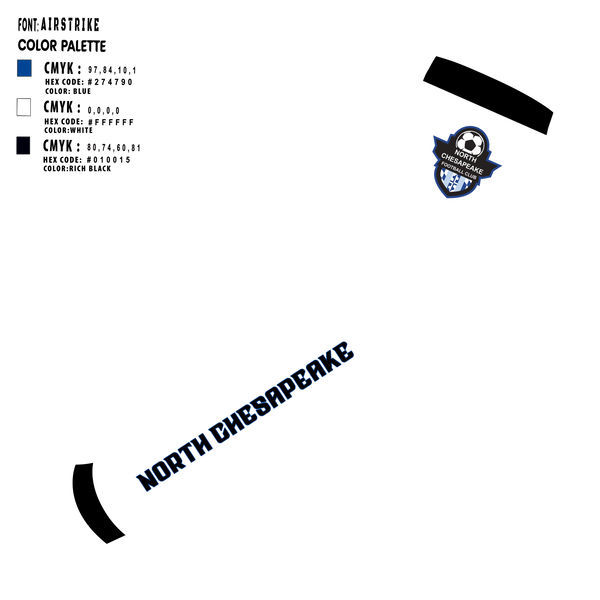 Arm Sleeve, North Chesapeake Football Club, Men's Soccer, Teamtime, Team time, sublimation, custom sports apparel, team uniforms, spirit wear, spiritwear, sports uniforms, custom shirts, team store, custom team store, fundraiser sports, apparel fundraiser
