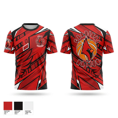 Shaw Cardinals Short Sleeve Performance Shirt - 1