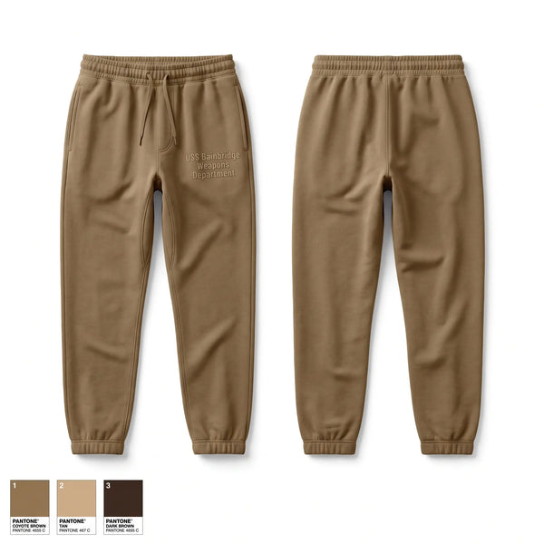 Sweatpants, USS Bainbridge Weapons Department, Navy, Teamtime, Team time, sublimation, custom sports apparel, team uniforms, spirit wear, spiritwear, sports uniforms, custom shirts, team store, custom team store, fundraiser sports, apparel fundraiser