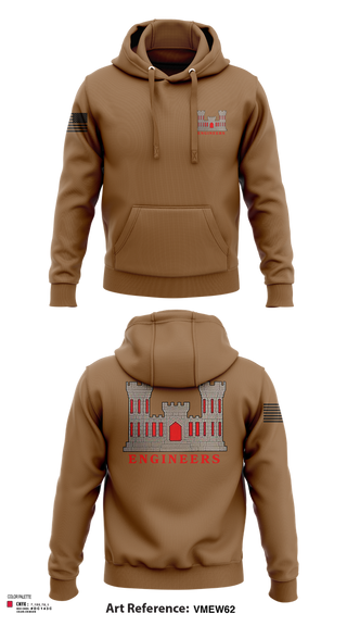 Hoodie, 817th engineer sapper, , Teamtime, Team time, sublimation, custom sports apparel, team uniforms, spirit wear, spiritwear, sports uniforms, custom shirts, team store, custom team store, fundraiser sports, apparel fundraiser