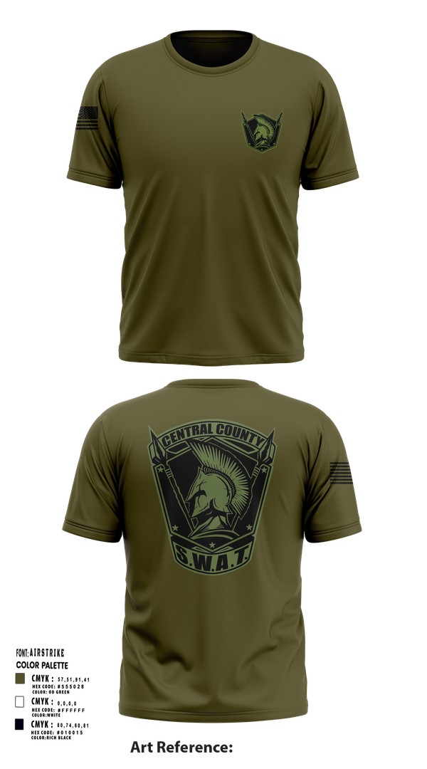 Short Sleeve Performance Shirt, Central County SWAT, , Teamtime, Team time, sublimation, custom sports apparel, team uniforms, spirit wear, spiritwear, sports uniforms, custom shirts, team store, custom team store, fundraiser sports, apparel fundraiser