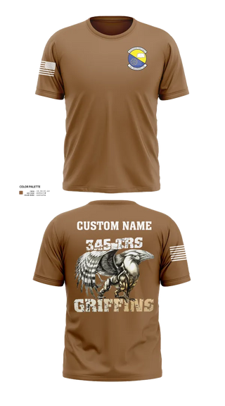 Short Sleeve Performance Shirt, 345th TRS, , Teamtime, Team time, sublimation, custom sports apparel, team uniforms, spirit wear, spiritwear, sports uniforms, custom shirts, team store, custom team store, fundraiser sports, apparel fundraiser