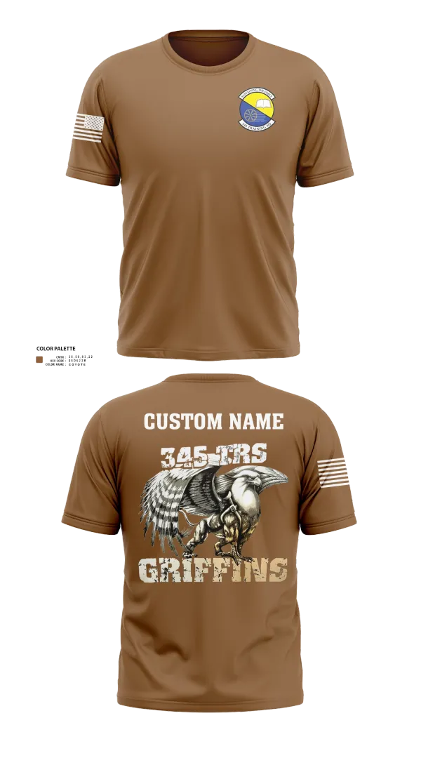 Short Sleeve Performance Shirt, 345th TRS, , Teamtime, Team time, sublimation, custom sports apparel, team uniforms, spirit wear, spiritwear, sports uniforms, custom shirts, team store, custom team store, fundraiser sports, apparel fundraiser