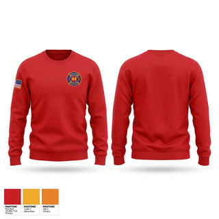 Crew Neck Sweatshirt, North Union TWP VFD, Fire Department, Teamtime, Team time, sublimation, custom sports apparel, team uniforms, spirit wear, spiritwear, sports uniforms, custom shirts, team store, custom team store, fundraiser sports, apparel fundraiser