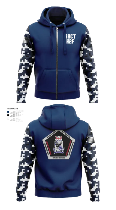 3BCT H2F 56762054 Zip Hoodie - 136