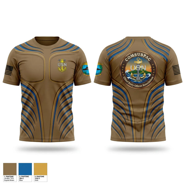 Short Sleeve Performance Shirt, COMSUBPAC CPOA, Navy, Teamtime, Team time, sublimation, custom sports apparel, team uniforms, spirit wear, spiritwear, sports uniforms, custom shirts, team store, custom team store, fundraiser sports, apparel fundraiser