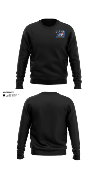 Crew Neck Sweatshirt, Louisburg Police Department, Police, Teamtime, Team time, sublimation, custom sports apparel, team uniforms, spirit wear, spiritwear, sports uniforms, custom shirts, team store, custom team store, fundraiser sports, apparel fundraiser