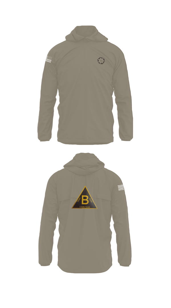 Windbreaker, Greenville County Sheriff’s Office - Bravo Platoon, Police, Teamtime, Team time, sublimation, custom sports apparel, team uniforms, spirit wear, spiritwear, sports uniforms, custom shirts, team store, custom team store, fundraiser sports, apparel fundraiser