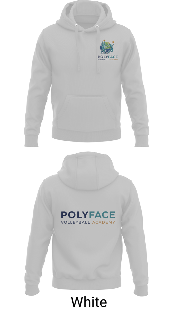 Hoodie, PolyFace Volleyball Academy, Women's Volleyball, Teamtime, Team time, sublimation, custom sports apparel, team uniforms, spirit wear, spiritwear, sports uniforms, custom shirts, team store, custom team store, fundraiser sports, apparel fundraiser