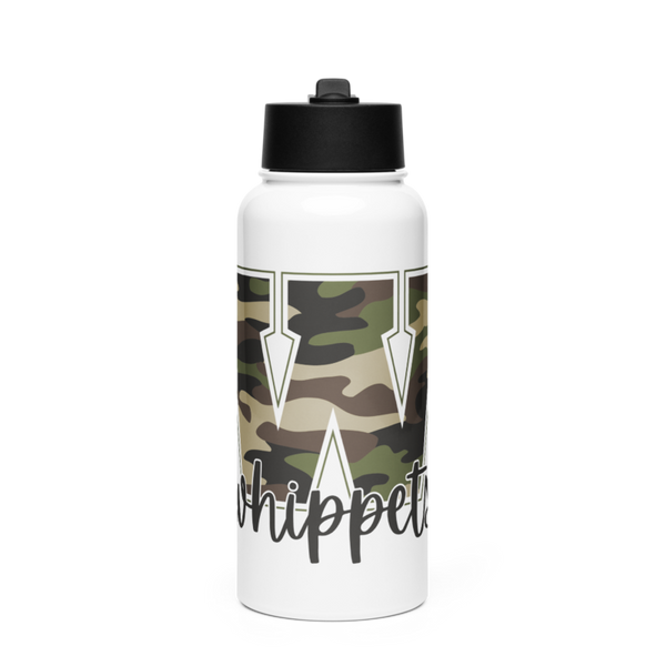 Freeland Whippets Stainless Steel Water Bottle with a Straw Lid