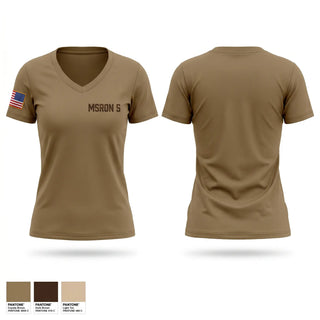 Womens Short Sleeve Vneck Shirt, MSRON 5, Navy, Teamtime, Team time, sublimation, custom sports apparel, team uniforms, spirit wear, spiritwear, sports uniforms, custom shirts, team store, custom team store, fundraiser sports, apparel fundraiser