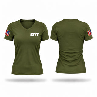 Womens Short Sleeve Vneck Shirt, SRT, Police, Teamtime, Team time, sublimation, custom sports apparel, team uniforms, spirit wear, spiritwear, sports uniforms, custom shirts, team store, custom team store, fundraiser sports, apparel fundraiser