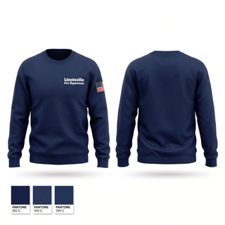 Crew Neck Sweatshirt, Lloydsville Fire Department, Fire Department, Teamtime, Team time, sublimation, custom sports apparel, team uniforms, spirit wear, spiritwear, sports uniforms, custom shirts, team store, custom team store, fundraiser sports, apparel fundraiser