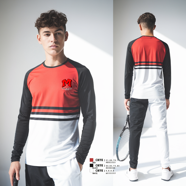 Long Sleeve Performance Shirt, Madison Panthers Tennis, Tennis, Teamtime, Team time, sublimation, custom sports apparel, team uniforms, spirit wear, spiritwear, sports uniforms, custom shirts, team store, custom team store, fundraiser sports, apparel fundraiser