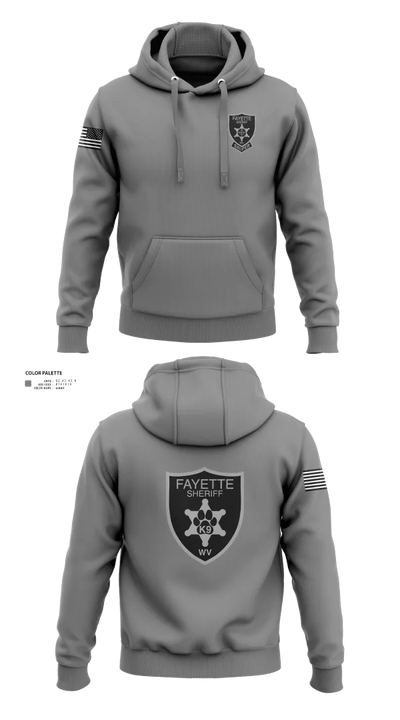 Fayette County Sheriff WV 38752837 Hoodie - 23