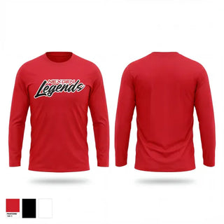 Long Sleeve Performance Shirt, Legends, Softball, Teamtime, Team time, sublimation, custom sports apparel, team uniforms, spirit wear, spiritwear, sports uniforms, custom shirts, team store, custom team store, fundraiser sports, apparel fundraiser