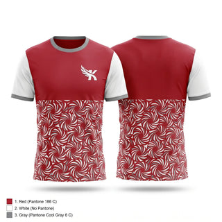 Soft Poly Tee Cotton Like Feel, Kaua’i Red Raiders, Cheer, Teamtime, Team time, sublimation, custom sports apparel, team uniforms, spirit wear, spiritwear, sports uniforms, custom shirts, team store, custom team store, fundraiser sports, apparel fundraiser