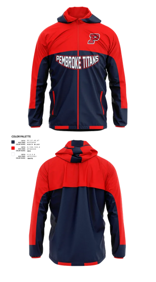 Windbreaker, Pembroke Titans Football And Cheer, , Teamtime, Team time, sublimation, custom sports apparel, team uniforms, spirit wear, spiritwear, sports uniforms, custom shirts, team store, custom team store, fundraiser sports, apparel fundraiser