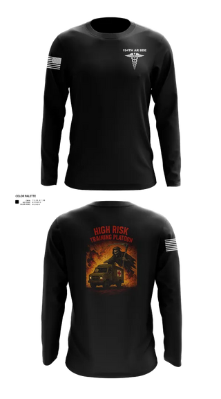 Long Sleeve Performance Shirt, 194th AR BDE HRT Medics, Army, Teamtime, Team time, sublimation, custom sports apparel, team uniforms, spirit wear, spiritwear, sports uniforms, custom shirts, team store, custom team store, fundraiser sports, apparel fundraiser