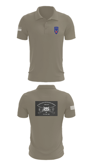 Short Sleeve Performance Polo, 11th airborne, 1-5 IN Bobcats, Army, Teamtime, Team time, sublimation, custom sports apparel, team uniforms, spirit wear, spiritwear, sports uniforms, custom shirts, team store, custom team store, fundraiser sports, apparel fundraiser