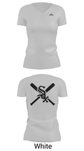 Bessemer White Sox 5262418 Women's Short Sleeve V-neck Shirt - 12