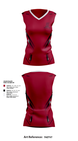 Sleeveless Performance Shirt, Hastings College Broncos Volleyball, Women's Volleyball, Teamtime, Team time, sublimation, custom sports apparel, team uniforms, spirit wear, spiritwear, sports uniforms, custom shirts, team store, custom team store, fundraiser sports, apparel fundraiser