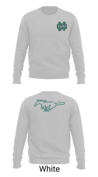 Crew Neck Sweatshirt, North Oldham Mustangs, Baseball, Teamtime, Team time, sublimation, custom sports apparel, team uniforms, spirit wear, spiritwear, sports uniforms, custom shirts, team store, custom team store, fundraiser sports, apparel fundraiser